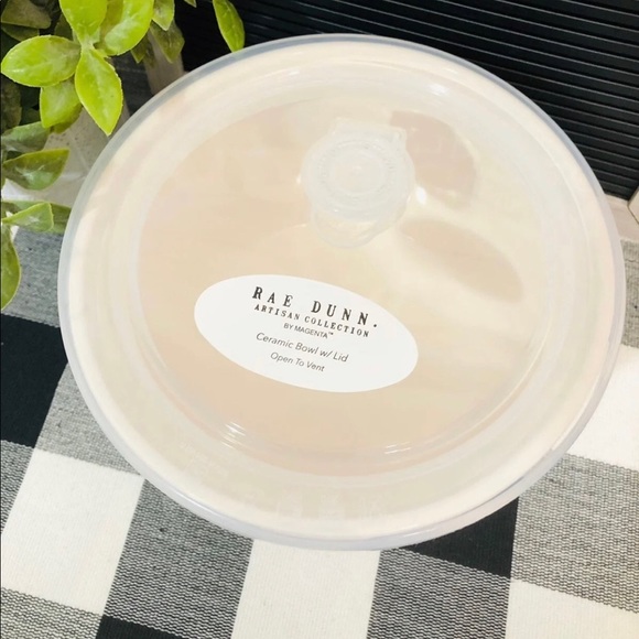 Rae Dunn Medium Size Fruit Serving Bowl Dinnerware Serveware w/Storage Lid - Picture 5 of 8